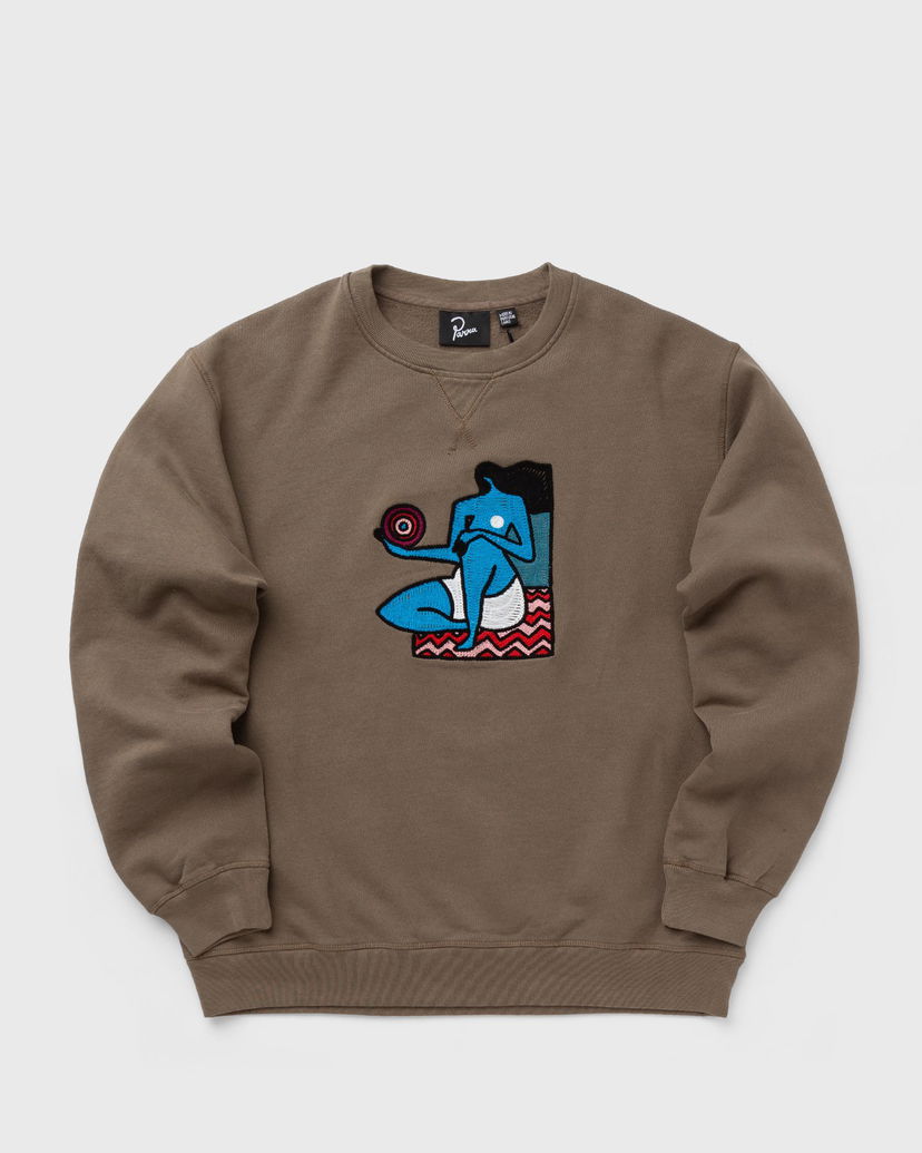 Суитчър By Parra Future Visions Crew Neck Sweatshirt Кафяво | 52320