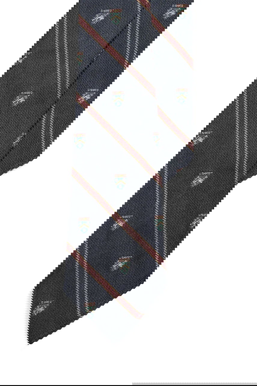 Аксесоари Polo by Ralph Lauren Polo Ralph Lauren Silk Tie with Crest and Stripe Pattern Многоцветен | 712971857, 0