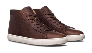 Кецове и обувки Clae Bradley Mid Cocoa Leather Кафяво | CL20CBM04-CCL, 3