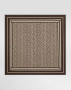 Dolce & Gabbana Silk Pocket Square With Micro-Design and DG Logo