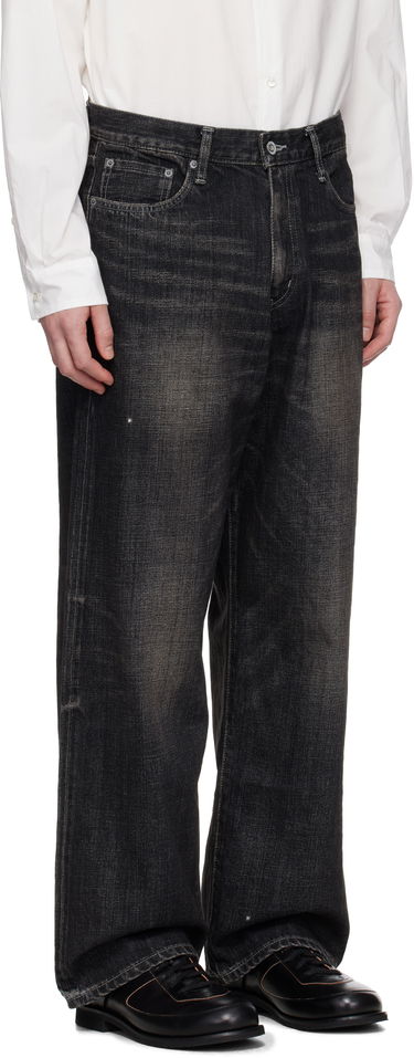 Дънки Neighborhood Neighborhood Washed DP Wide Jeans Синьо | 251XBNH-PTM04, 4