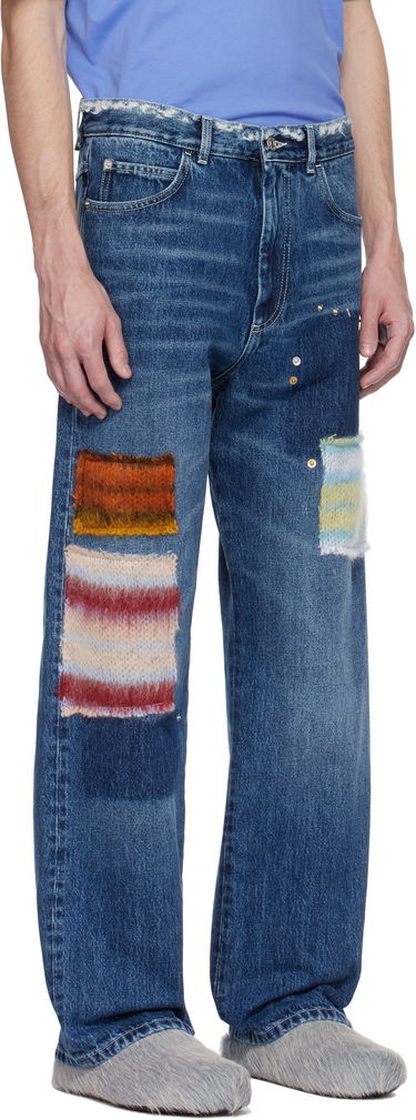 Дънки Marni Marni Patchwork Denim Jeans Синьо | PUJU0021LX USCX01, 1