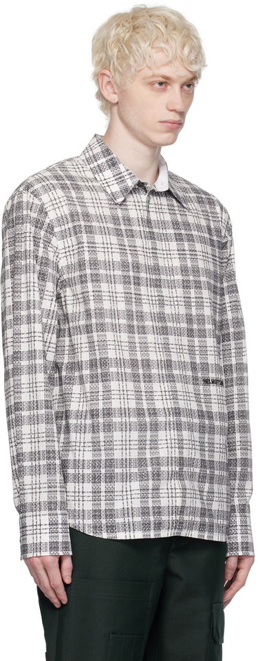 Риза Helmut Lang Helmut Lang Plaid Shirt Бяло | N06HM515, 1