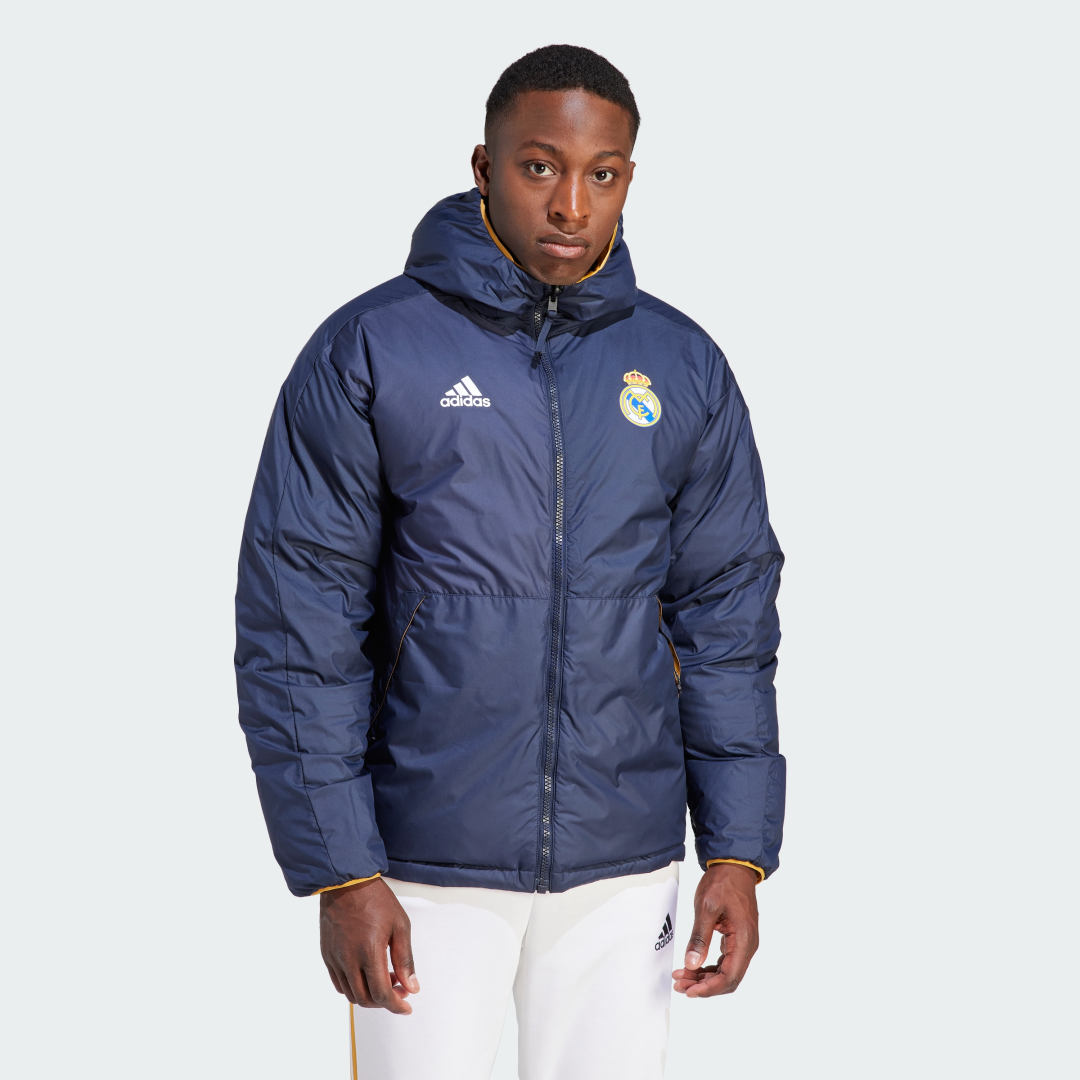 Пухо яке adidas Performance Real Madrid DNA Down Тъмно синьо | HY0609, 0