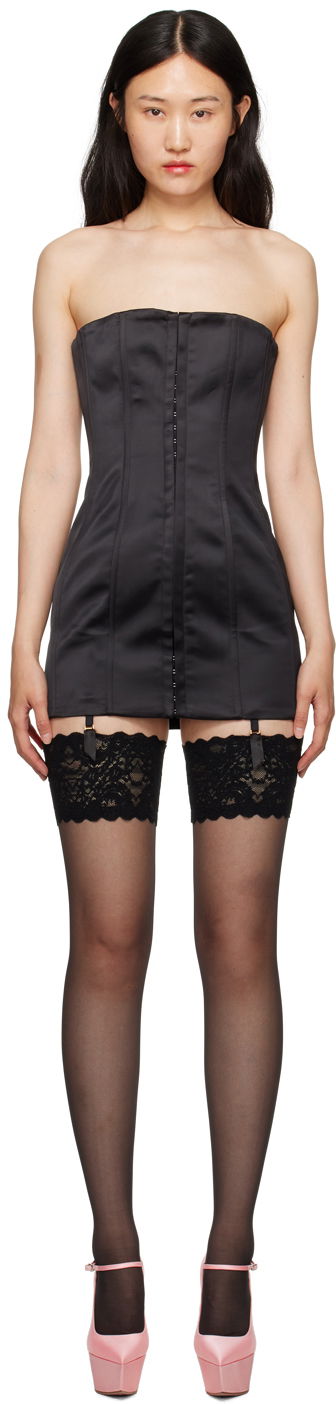 Pокля GUIZIO Guizio Corset Minidress Черно | H23403W011, 0