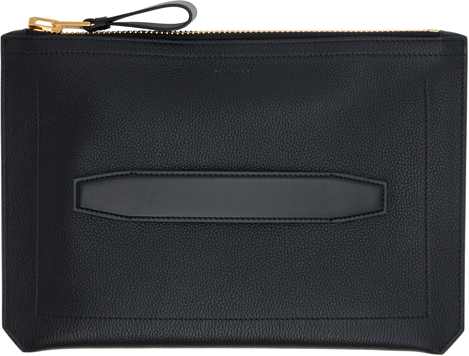 Раници и чанти Tom Ford TOM FORD Buckley Small Handle Portfolio Document Holder Черно | H0419-LCL213G, 0