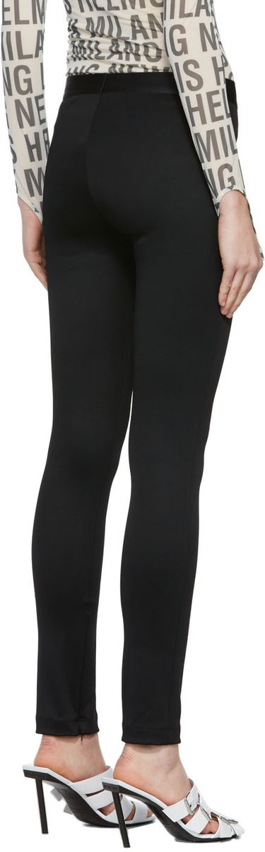 Клинове Helmut Lang Helmut Lang Double Needle Rib Leggings Черно | J06HW202, 2