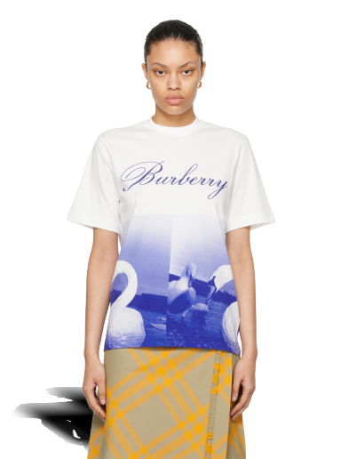 Тениска Burberry Swan T-Shirt Синьо | 8077611