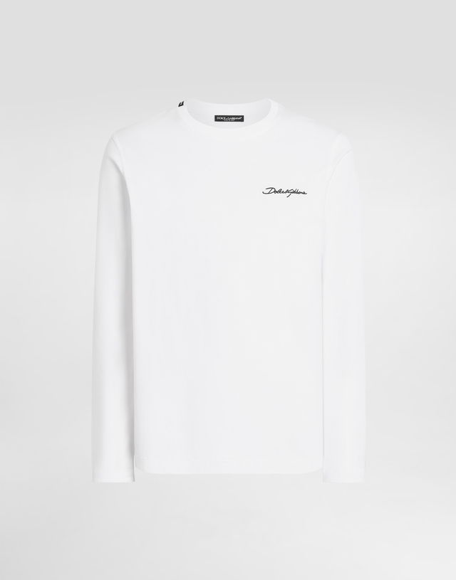 Dolce & Gabbana Embroidered Cotton T-Shirt