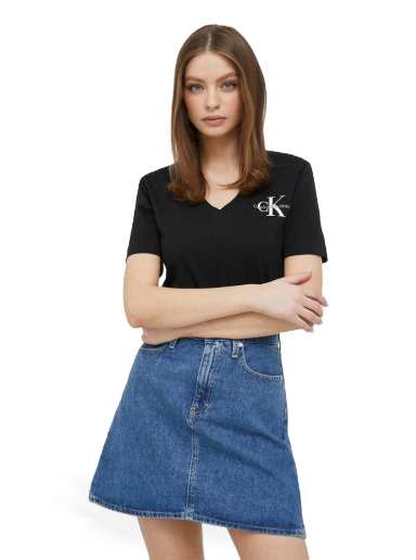 Пола CALVIN KLEIN Jeans Denim Skirt Тъмно синьо | J20J221271