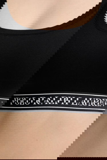 Сутиен Polo by Ralph Lauren Polo Ralph Lauren Seamless Crop Top Черно | 4P0479, 3