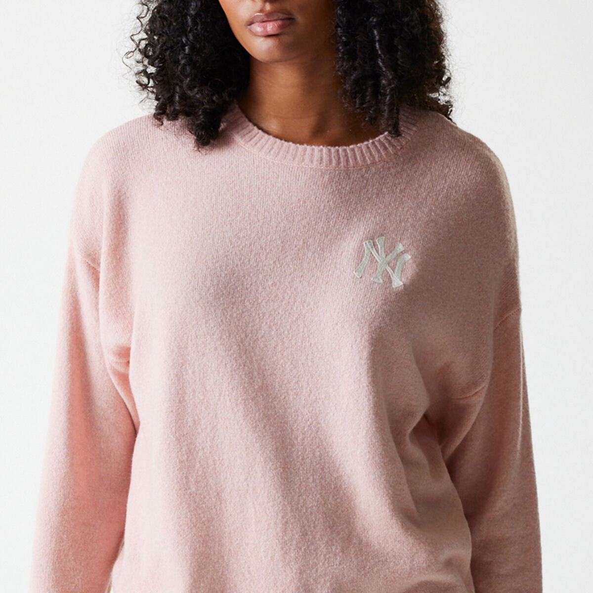 Пуловер New Era New Era MLB NY Yankees Knit Sweater Розово | 60684501, 1