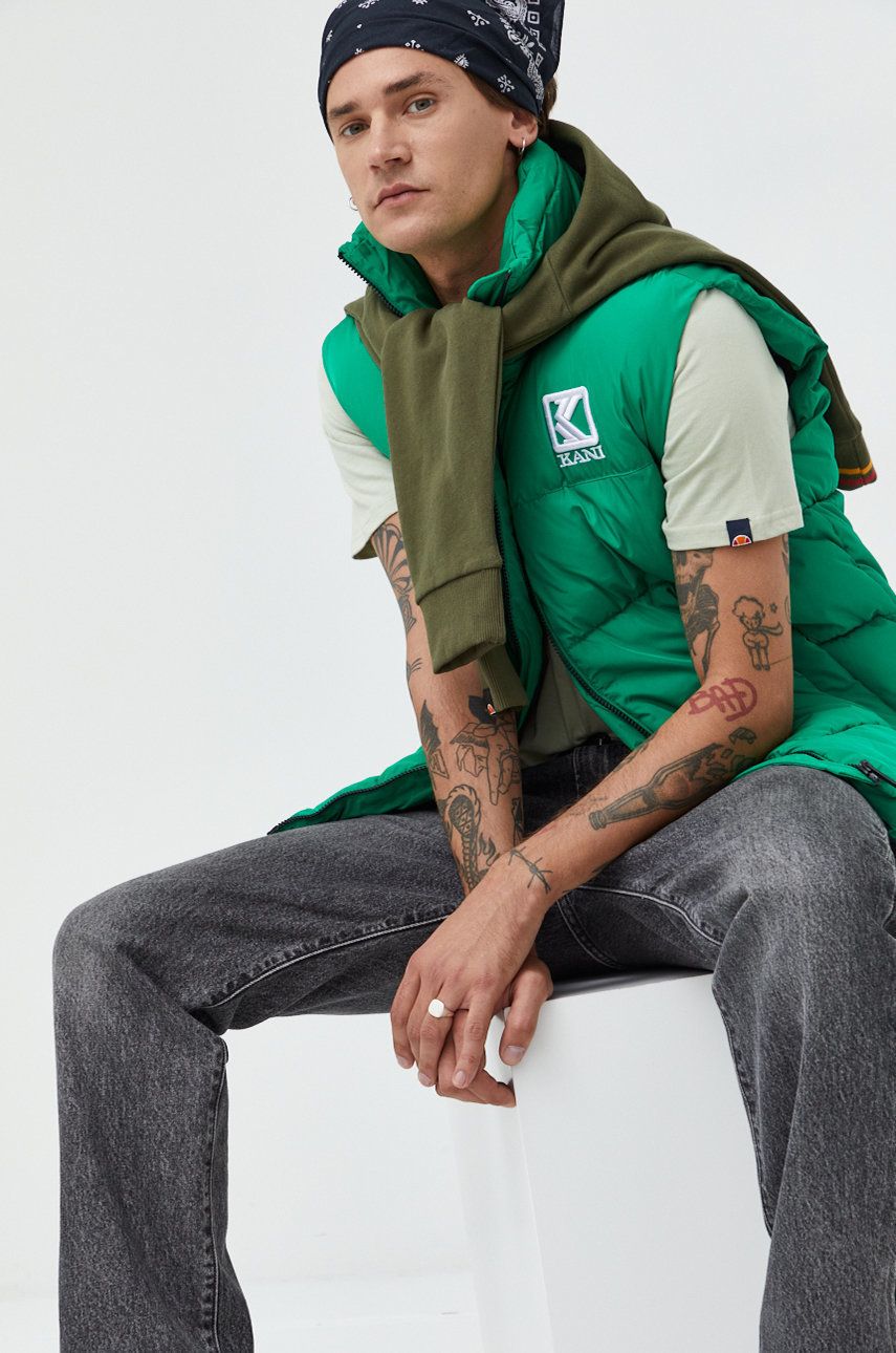 Жилетка Karl Kani OG Puffer Vest Зелено | 6072166, 0