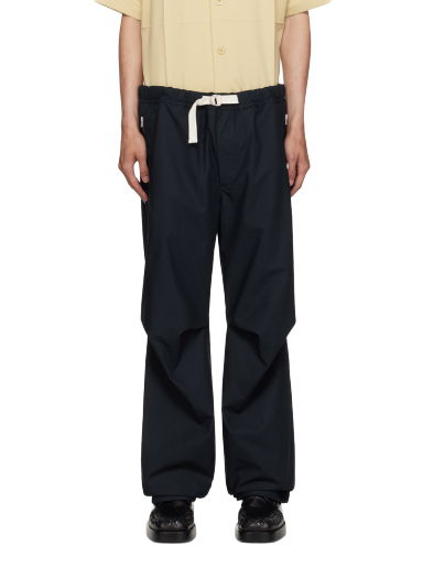 Панталони Jil Sander Pleated Trousers Тъмно синьо | J47KA0161_J45039