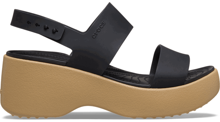 Кецове и обувки Crocs Brooklyn Sky Platform Sandals Черно | 212250-0RI