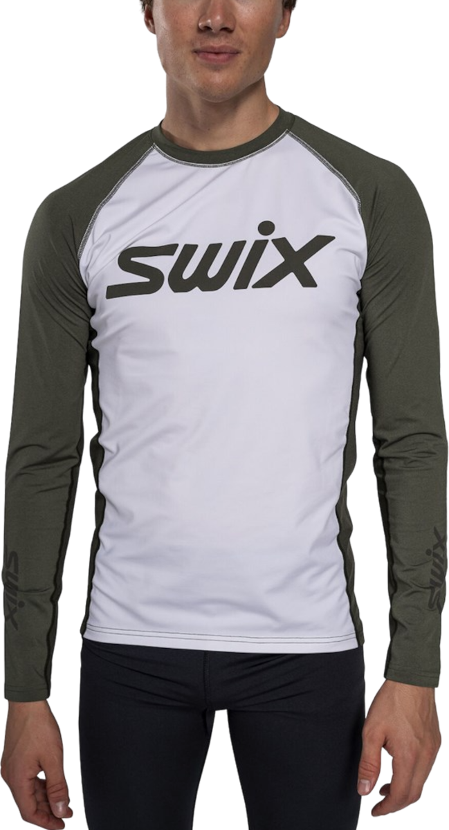 Тениска SWIX RaceX Dry Long Sleeve T-Shirt Бяло | 10097-23-20001, 0