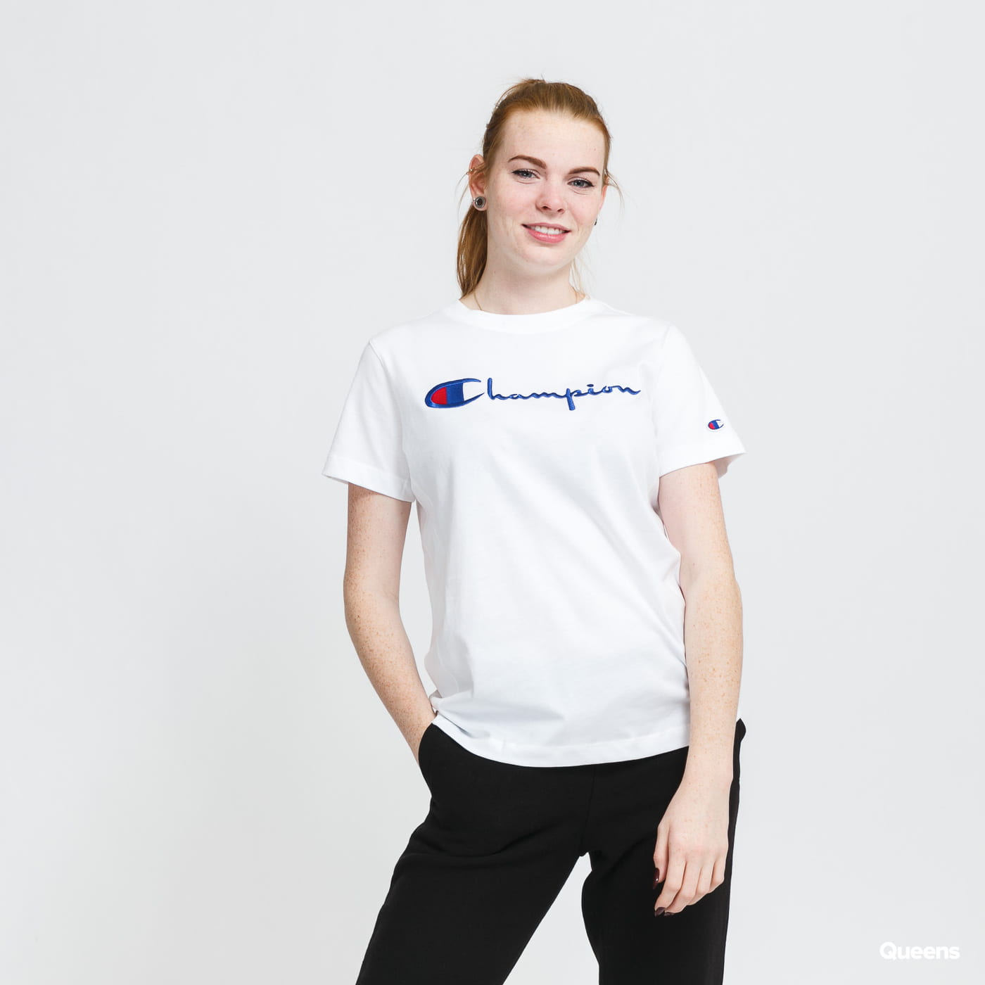 Тениска Champion Big Logo Бяло | 114128 WW001, 0