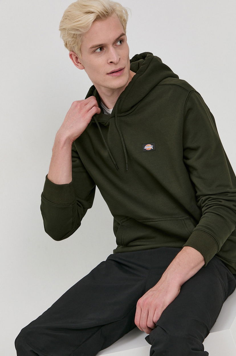 Суитчър Dickies Plain Pullover Hoodie Зелено | DK0A4XCDOGX