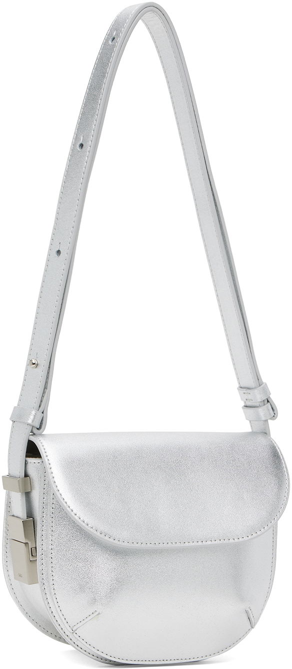 Чанта през рамо OSOI Leather Shoulder Bag Металик | 23FB030-11-05, 1