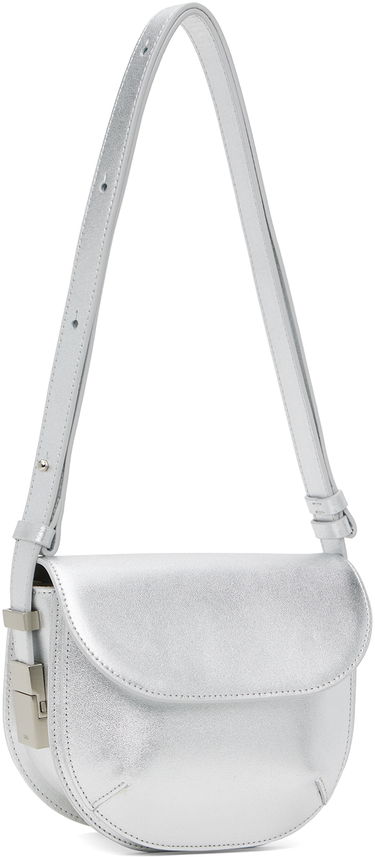 Чанта през рамо OSOI Leather Shoulder Bag Металик | 23FB030-11-05, 1