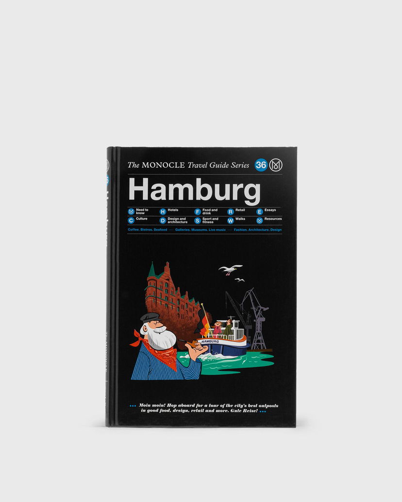 Книга и списание gestalten Monocle Hamburg Черно | 9783899559705