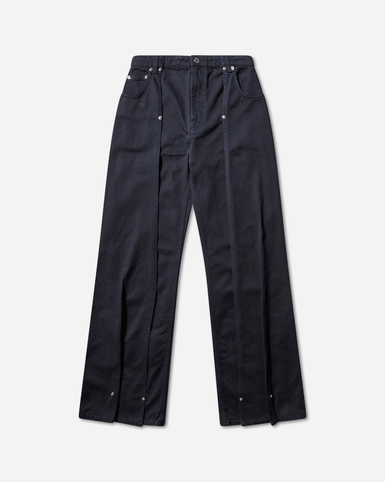 Дънки Jean Paul Gaultier Snap-Button Denim Jeans Черно | 2504WTR037W049 59, 1