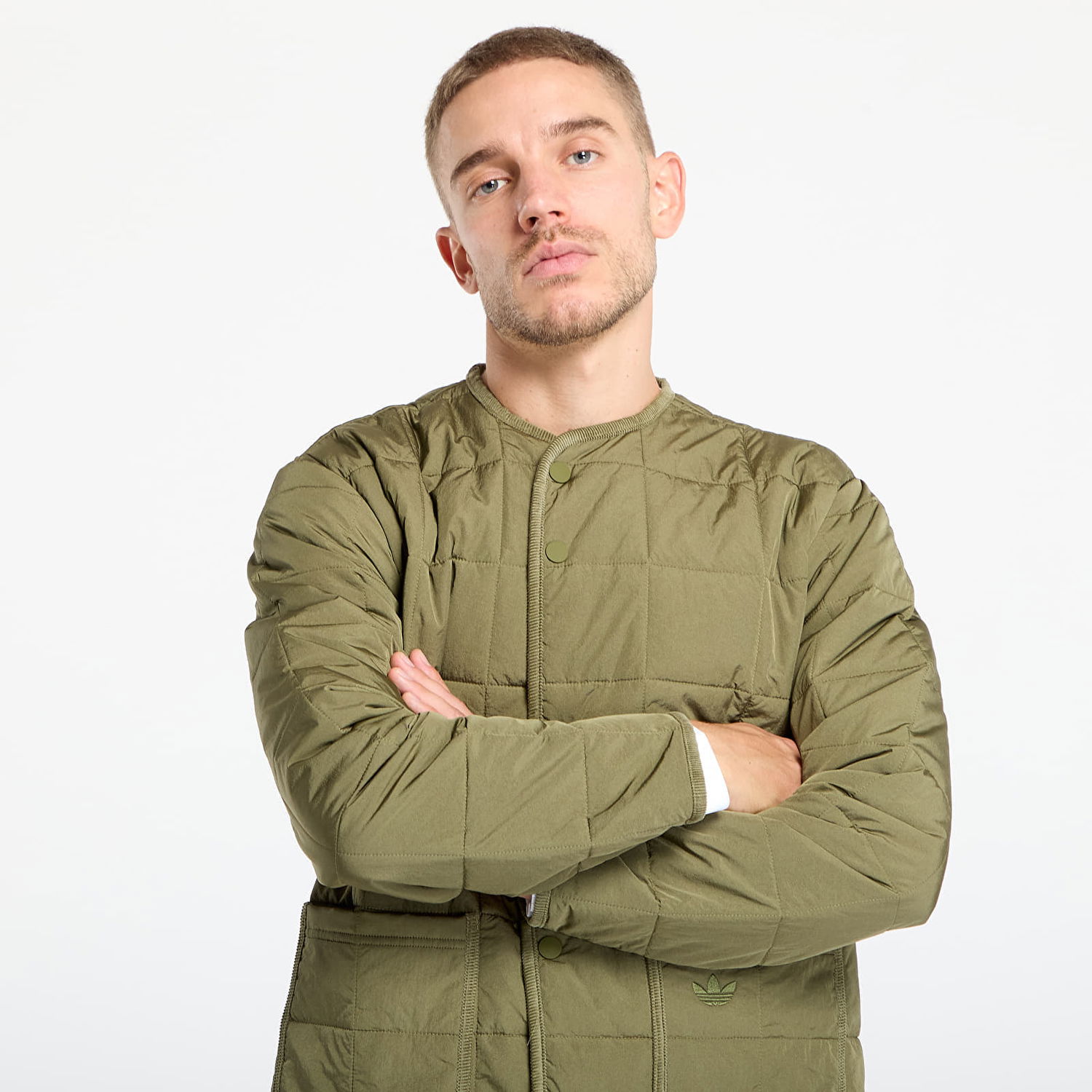 Яке adidas Originals adidas Originals Quilted Jacket Зелено | JW5818, 1
