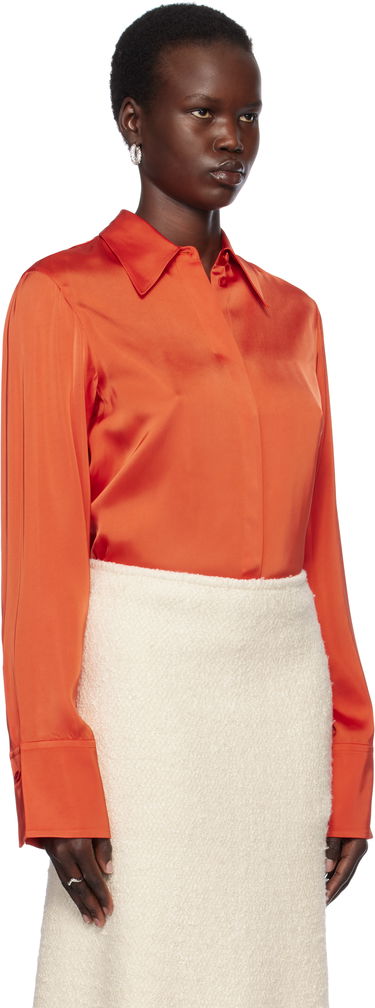 Риза Jil Sander Jil Sander Sateen Shirt Оранжево
 | J02DL0246_J65022, 1