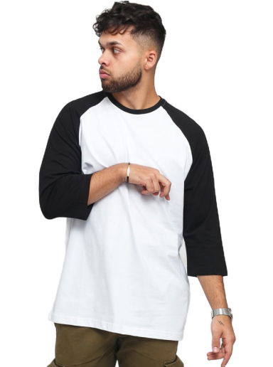 Contrast 3/4 Sleeve Raglan Tee