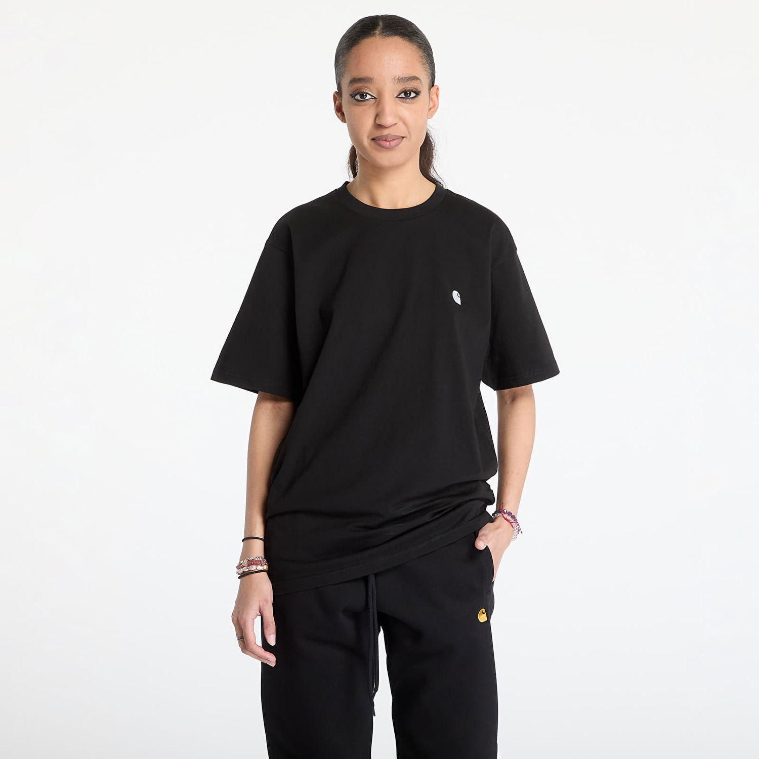 Тениска Carhartt WIP Short Sleeve Madison T-Shirt Черно | I033000.0D2XX, 1