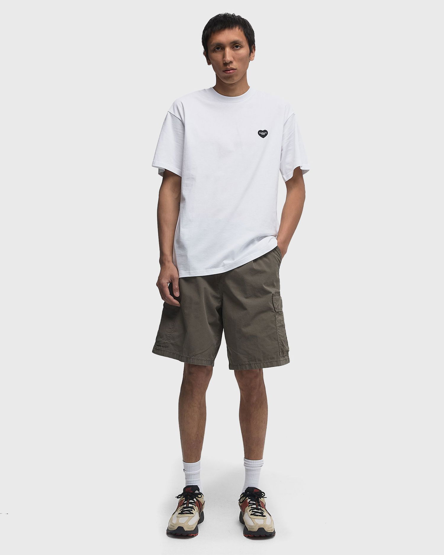 Къси панталони Carhartt WIP Cole Cargo Shorts Сиво | I035566-2ZZ.GD, 1