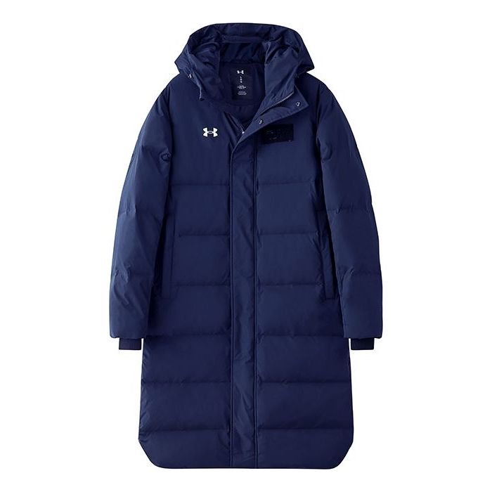 Пухо яке Under Armour Long Puffer Jacket Синьо | 21600802-408, 0