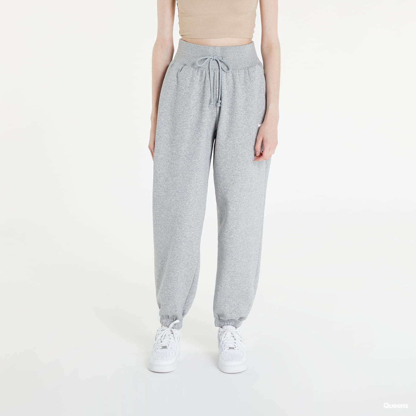 Спортни панталони Nike High-Rise Fleece Pants Сиво | DQ5887-063, 0
