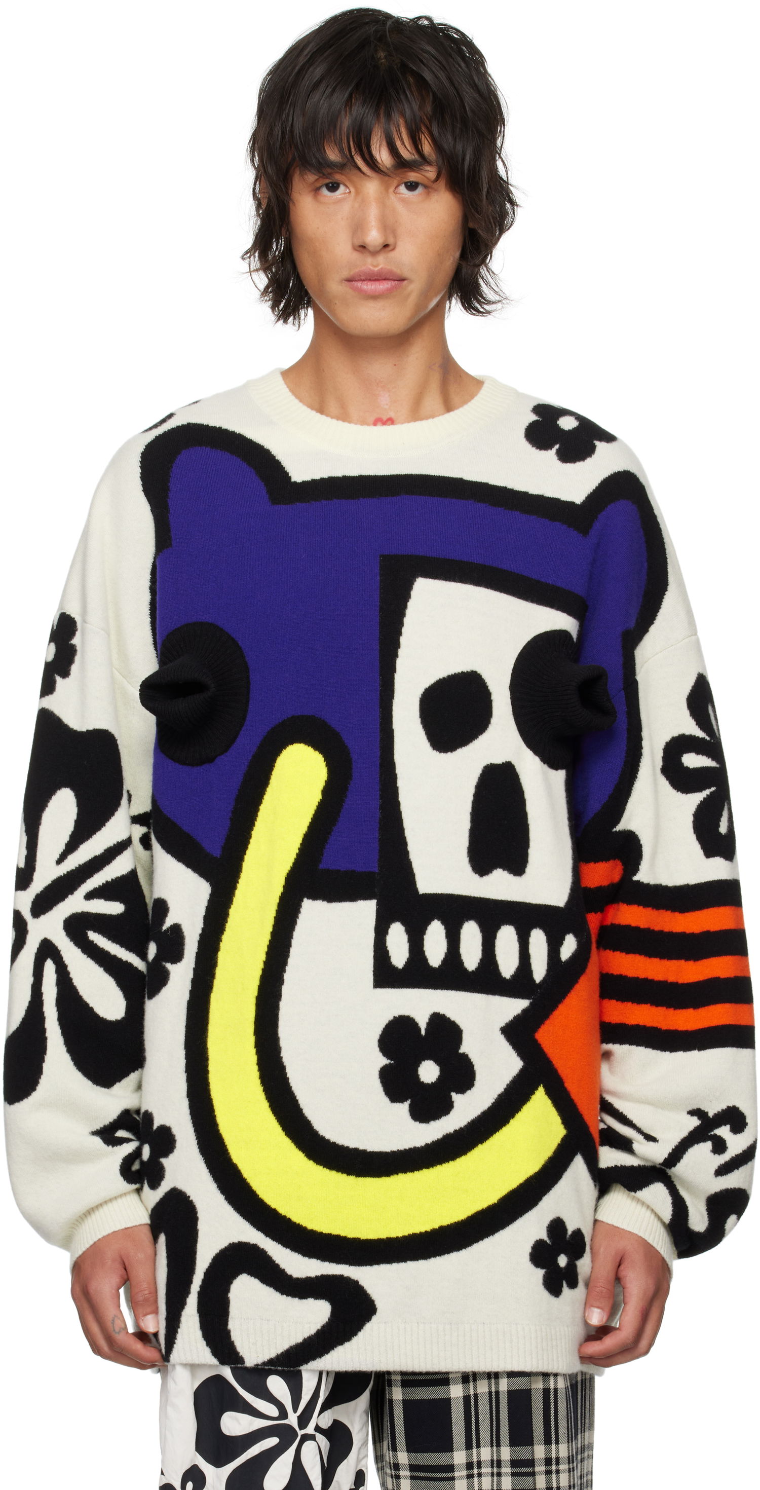 Пуловер Walter Van Beirendonck Knit Crewneck Sweater Многоцветен | 5001, 0