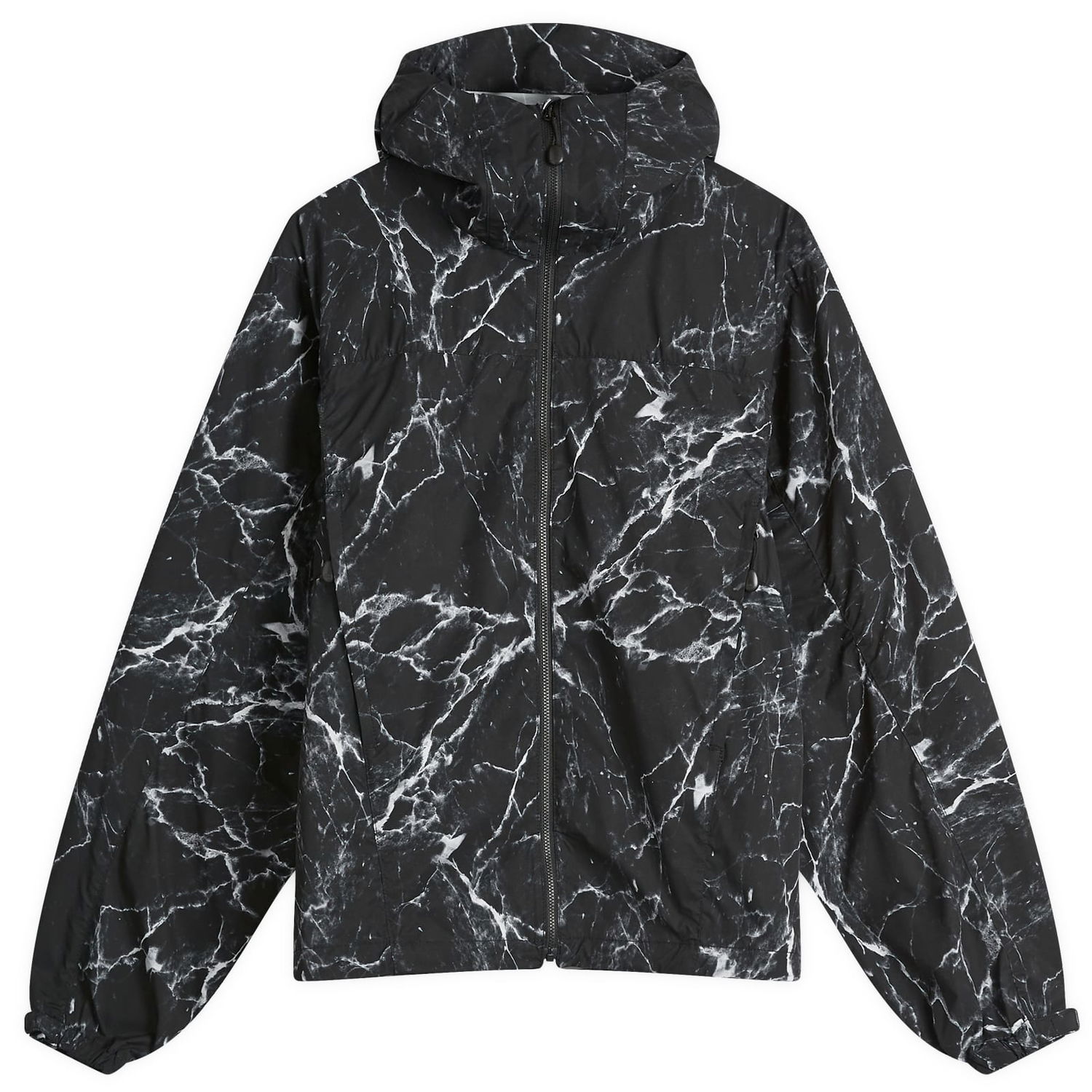 Ветровка BEAMS BEAMS Print Hooded Jacket, Size Medium Черно | 1118-1835-803-19, 1