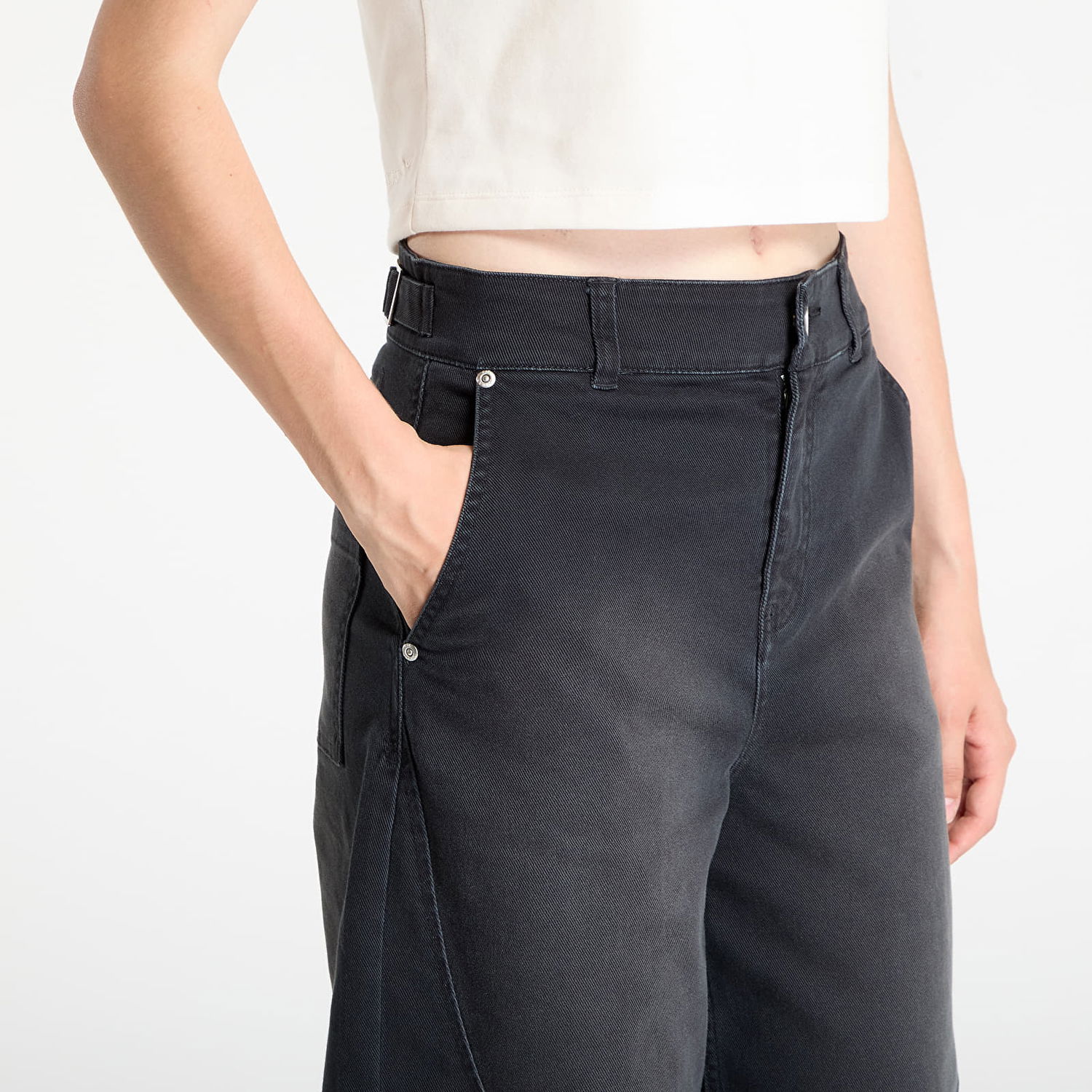 Панталони Jordan Jordan Flight '91 Wide-Leg Baggy Pants Черно | HQ9193-010, 1