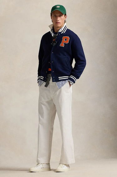 Яке бомбър Polo by Ralph Lauren Fleece Baseball Jacket Синьо | 710959022001, 2