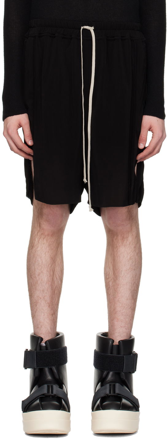 Къси панталони Rick Owens Rick Owens Lido Shorts Черно | RR01D3329 HBZ, 0