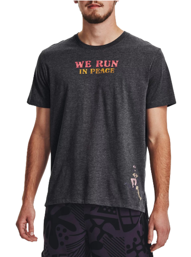 Тениска Under Armour We Run In Peace Tee Черно | 1376986-001