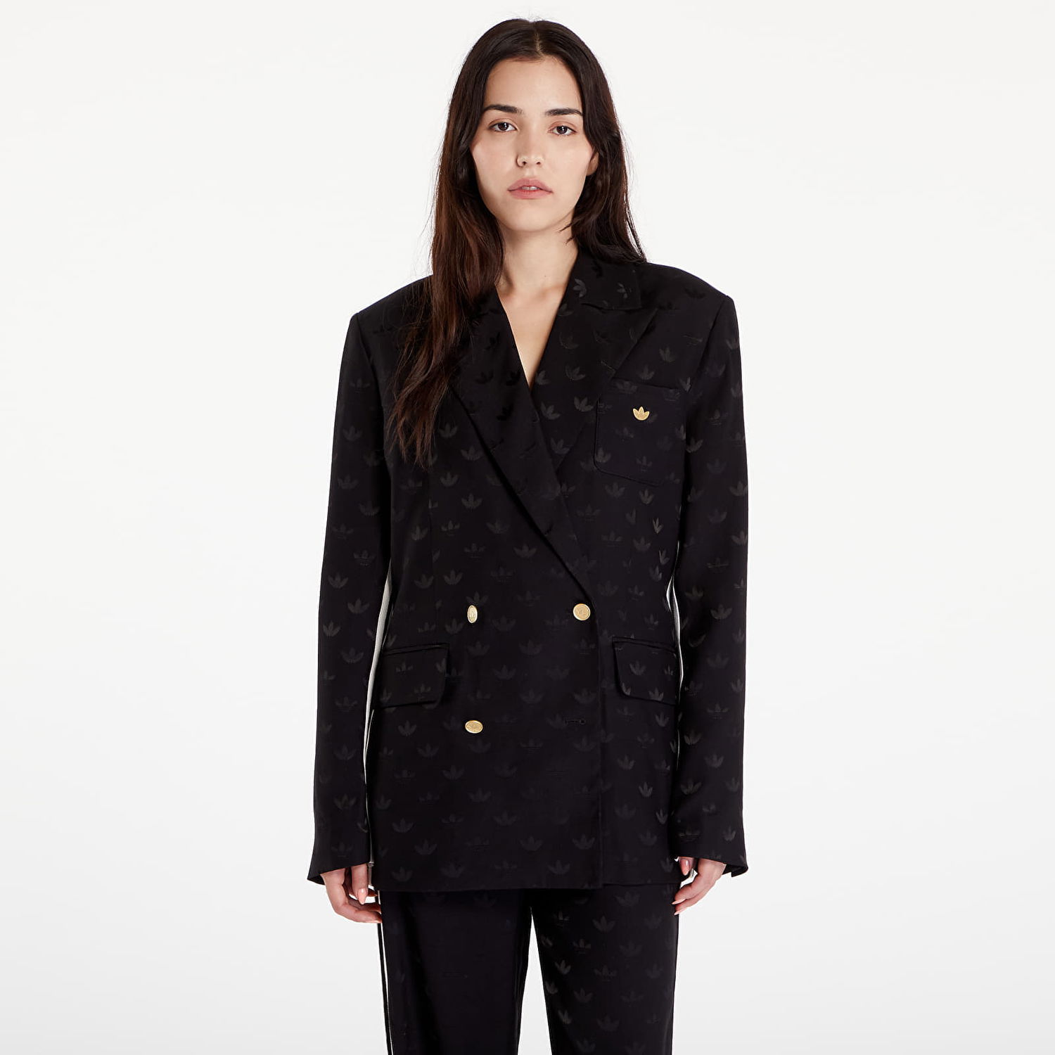 Яке adidas Originals Premium Woven Jaquard Blazer Black Черно | JI9658, 0