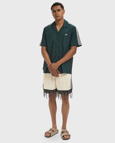 Риза adidas Originals CLOT by Edison Chen Bowling Shirt Кафяво | JP3870, 3