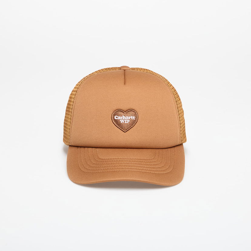 Шапка с козирка Carhartt WIP Carhartt WIP Heart Patch Trucker Cap Кафяво | I035250.HZXX