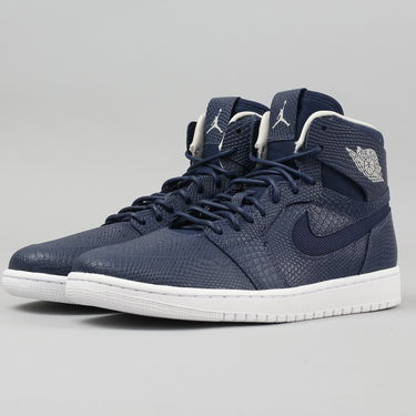 Кецове и обувки Jordan Air Jordan 1 High Nouveau "Navy Snake" Тъмно синьо | 819176-407, 1