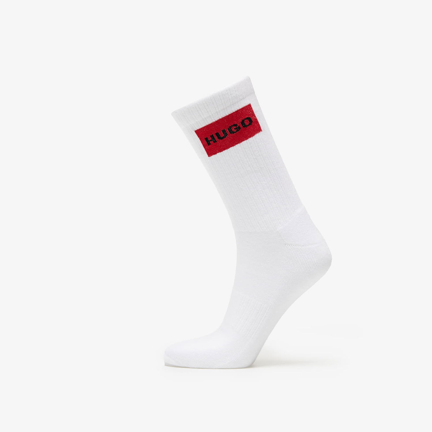 Чорапи BOSS Hugo Logo Quarter 2-Pack Socks Бяло | 50510640-100, 1