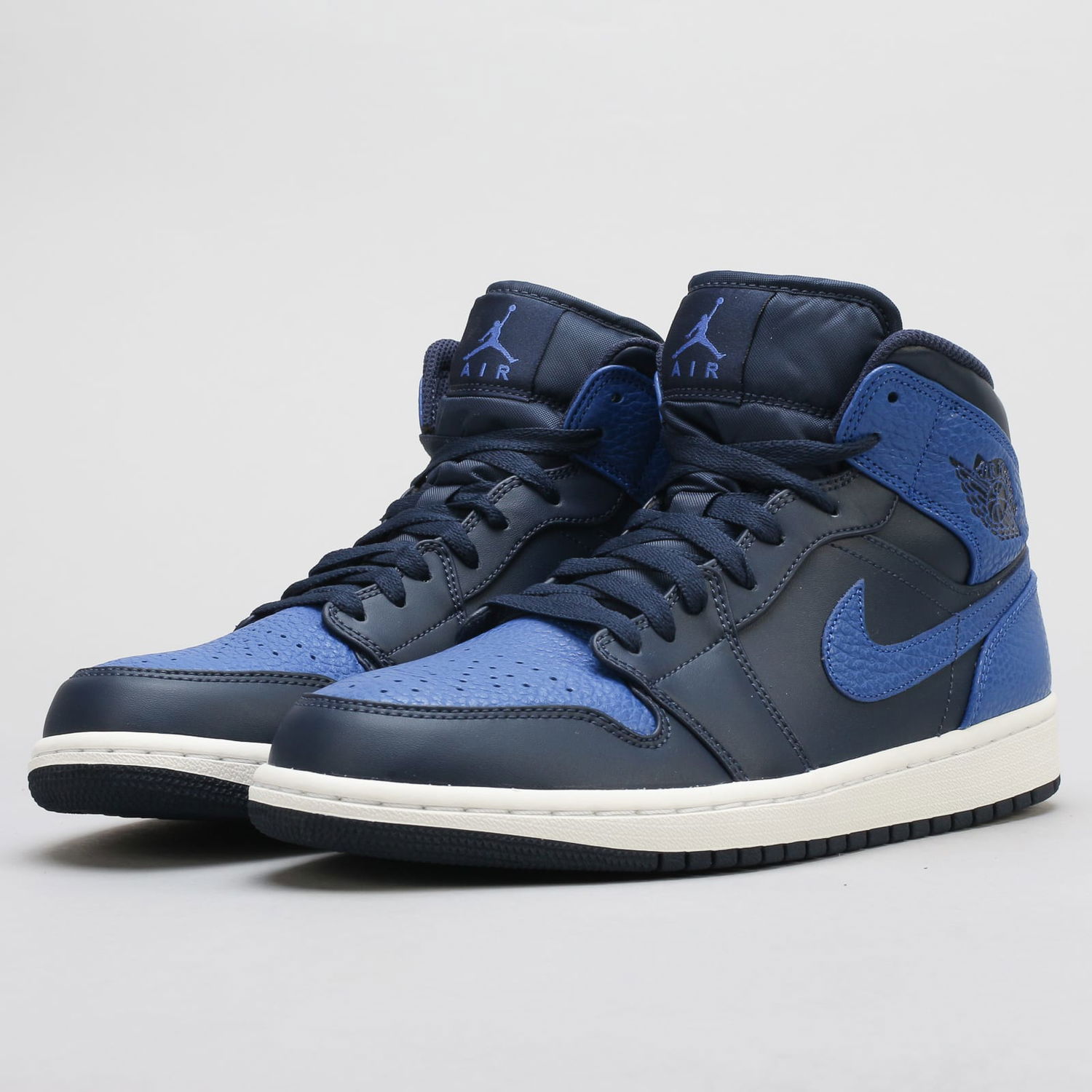 Кецове и обувки Jordan Air Jordan 1 Retro Mid "Obsidian Royal" Синьо | 554724-412, 1