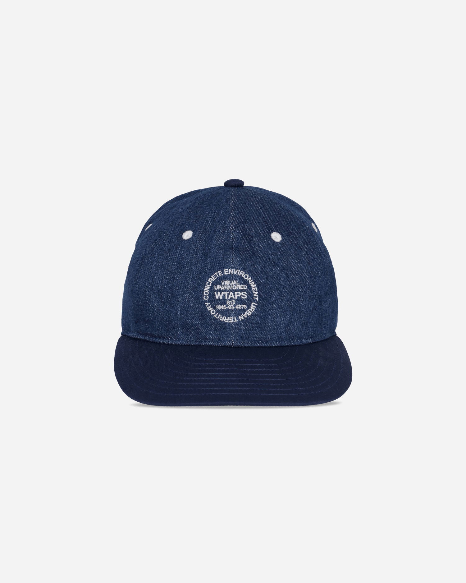 Шапка с козирка WTAPS WTAPS T-6M 05 Denim Baseball Cap Синьо | 251HCDT-HT05 INDIGO, 0