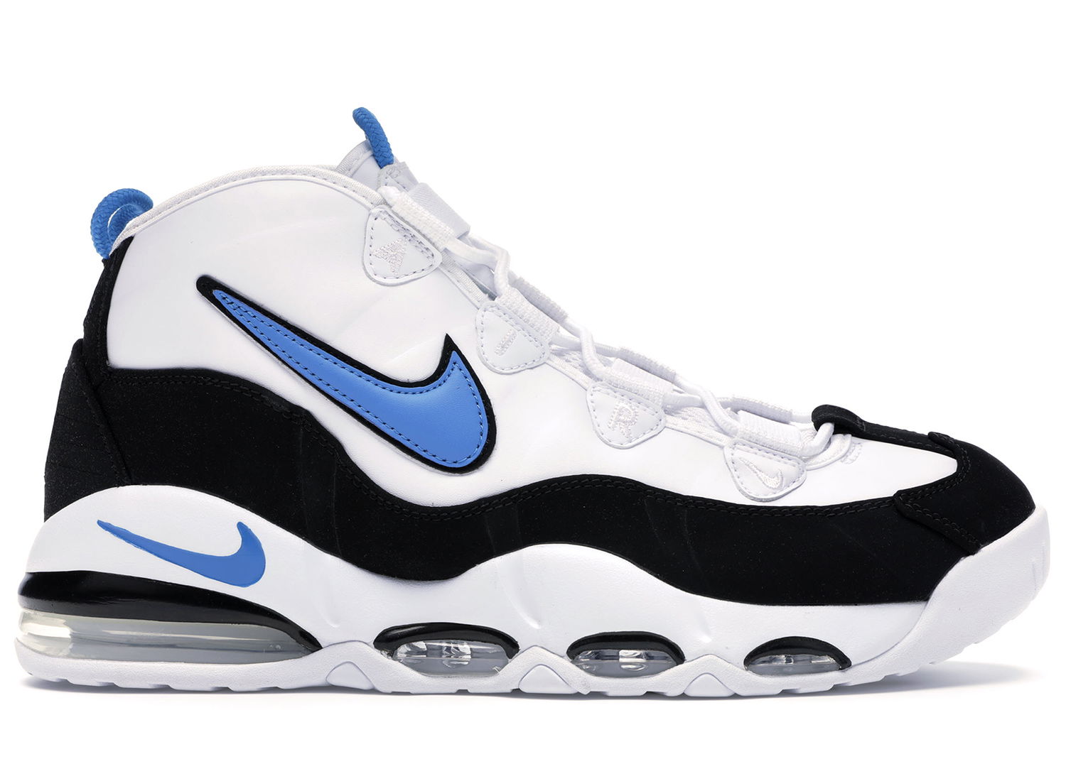 Кецове и обувки Nike Air Max Uptempo 95 White Photo Blue Black Бяло | CK0892-103, 0