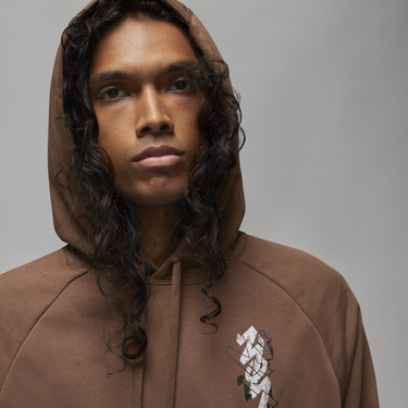 Суитчър Jordan Jordan Dri-FIT Zion Hoodie Кафяво | DV5625-244, 4