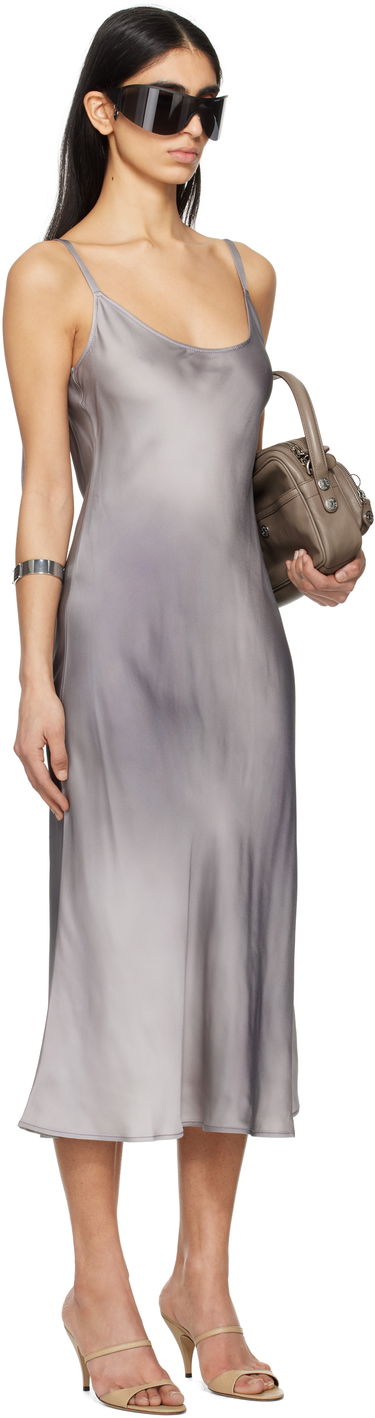 Pокля Acne Studios Acne Studios Strap Midi Dress Сиво | A20777-, 1