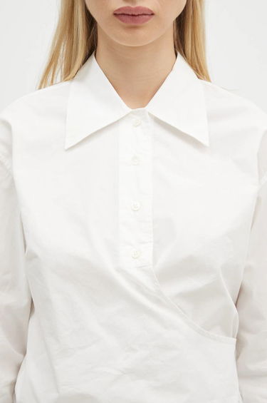 Риза OUR LEGACY Our Legacy Nannas Shirt Бяло | W4242NW, 3